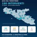 AICA sul territorio: 190 interventi in due settimane in 24 Comuni